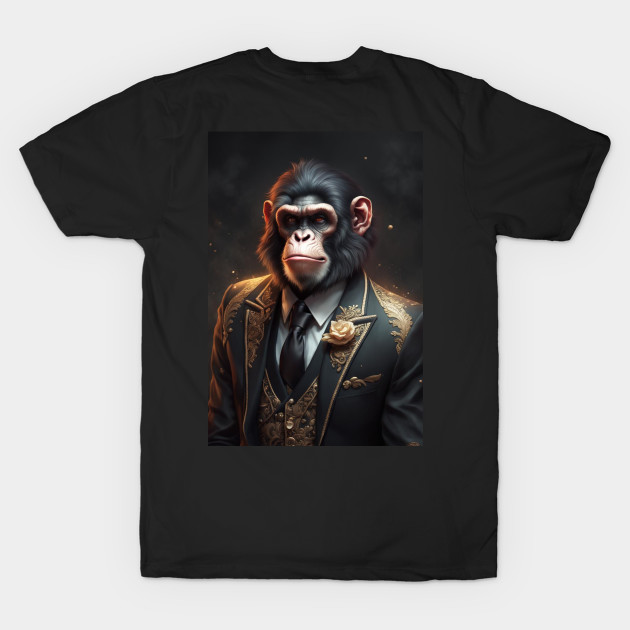 Anthropomorphic Ape wearing a fancy suit No.1 by R.W.TDesign